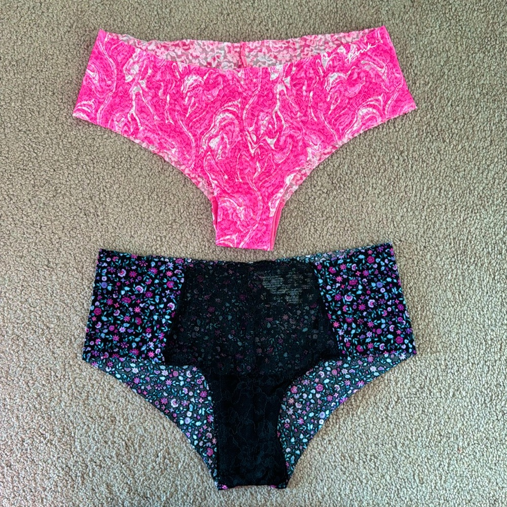 Victorias Secret PINK cheeky underwear pantie bundle